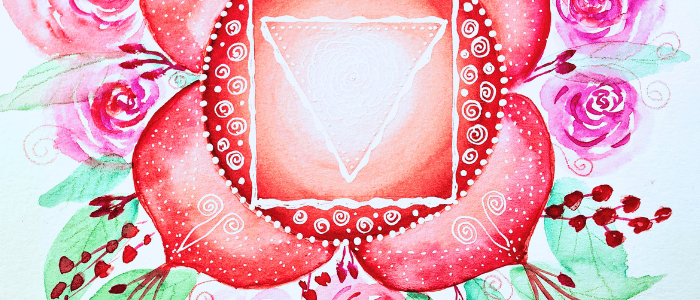 Chakra Mandala Nr. 1 malen – WurzelCHAKRA